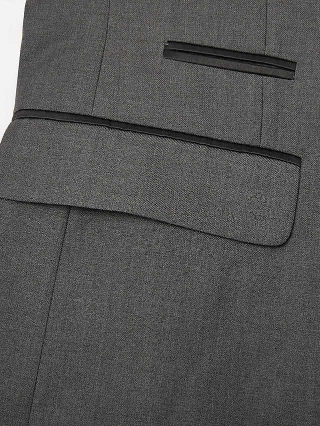 LightInTheBox Men's Tailored Fit 2 Piece Suit Shawl Lapel Solid Color