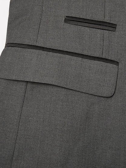 LightInTheBox Men's Tailored Fit 2 Piece Suit Shawl Lapel Solid Color