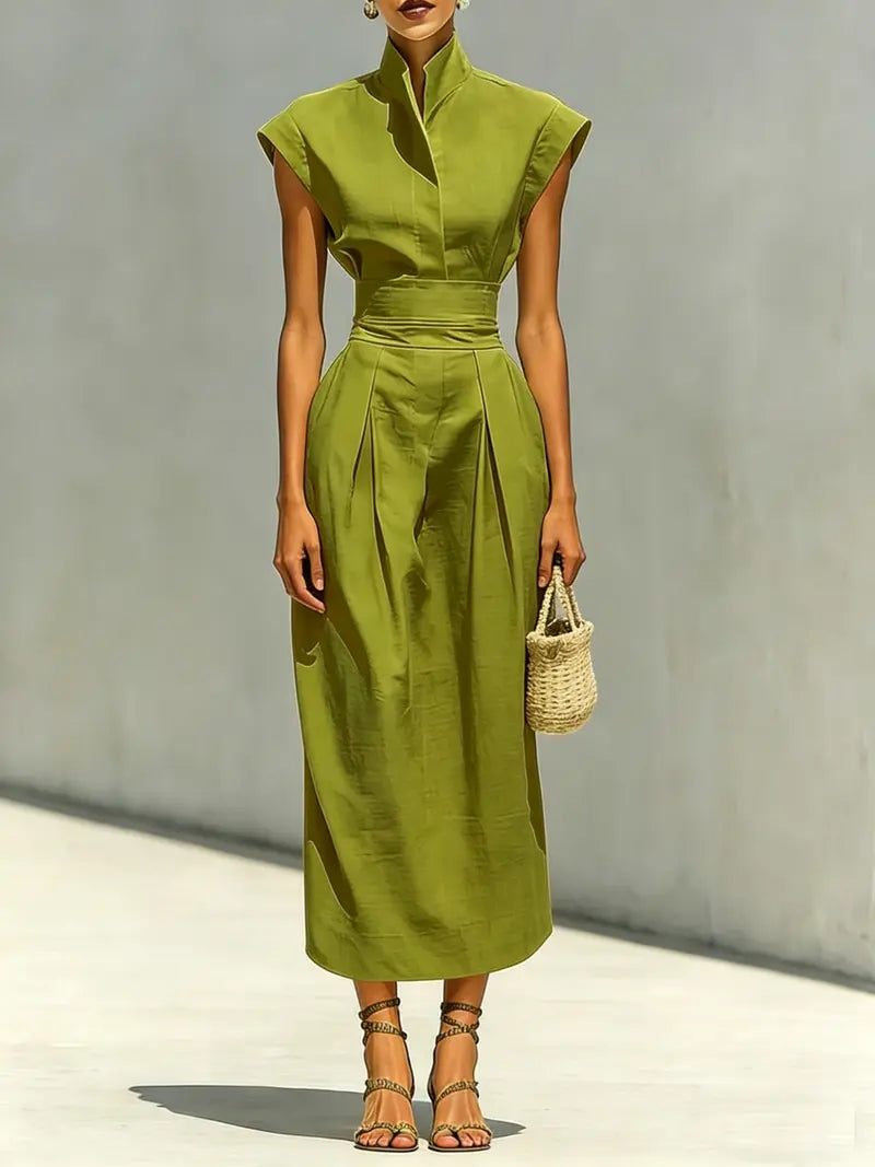 The Victoria™ Sculpted Midi Dress