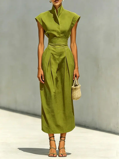 The Victoria™ Sculpted Midi Dress