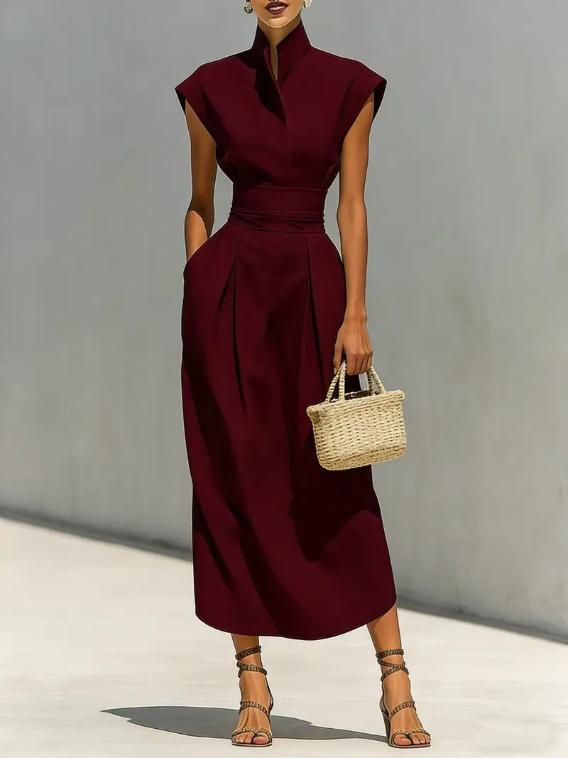 The Victoria™ Sculpted Midi Dress