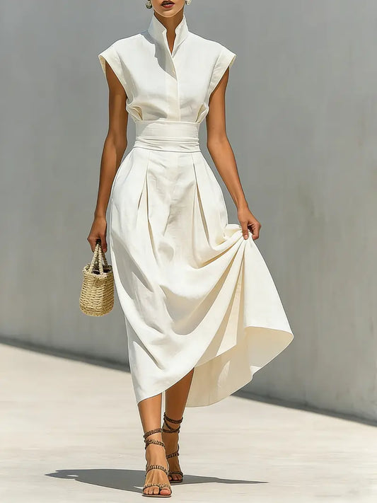 The Victoria™ Sculpted Midi Dress