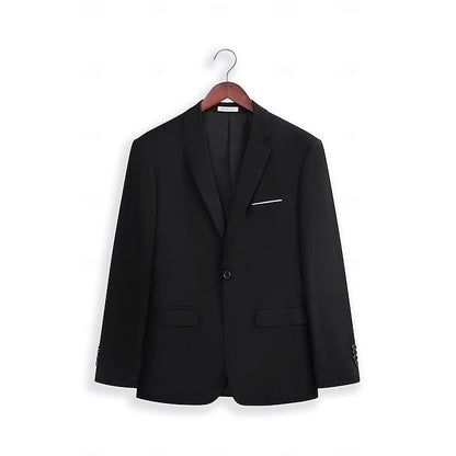 LightInTheBox Men's 3 Piece Formal Suit Solid Color Tailored Fit
