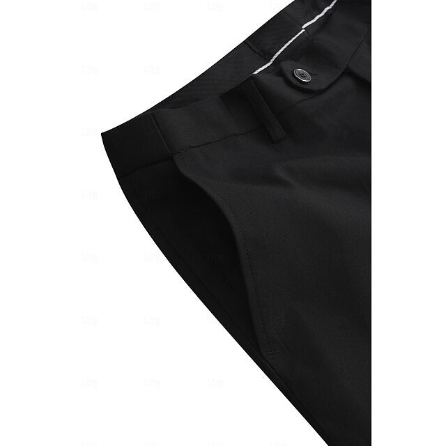 LightInTheBox Men's 3 Piece Formal Suit Solid Color Tailored Fit