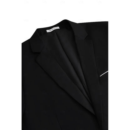 LightInTheBox Men's Tailored Fit 2 Piece Suit Notch Lapel Solid Color