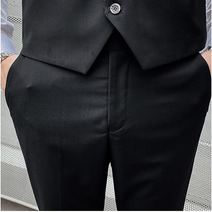 LightInTheBox Men's 3 Piece Formal Suit Solid Color Tailored Fit