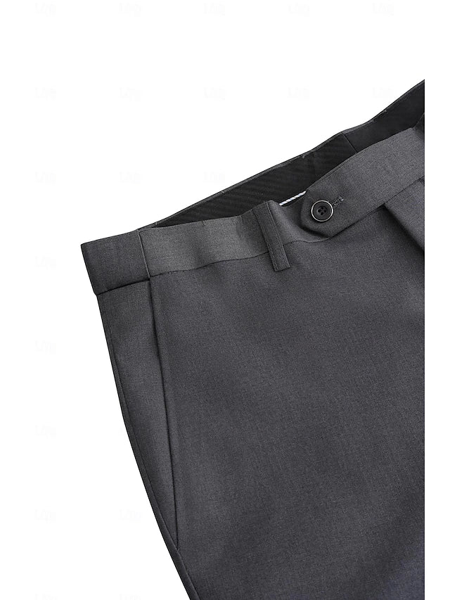 LightInTheBox Men's Tailored Fit 2 Piece Suit Shawl Lapel Solid Color