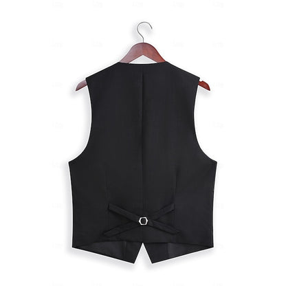 LightInTheBox Men's 3 Piece Formal Suit Solid Color Tailored Fit